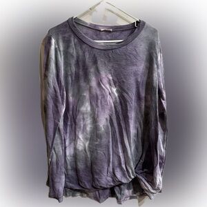 ODDY Purple Tie-Dye Women's Top